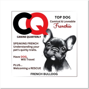 CQ MAGAZINE - French Bulldog Posters and Art